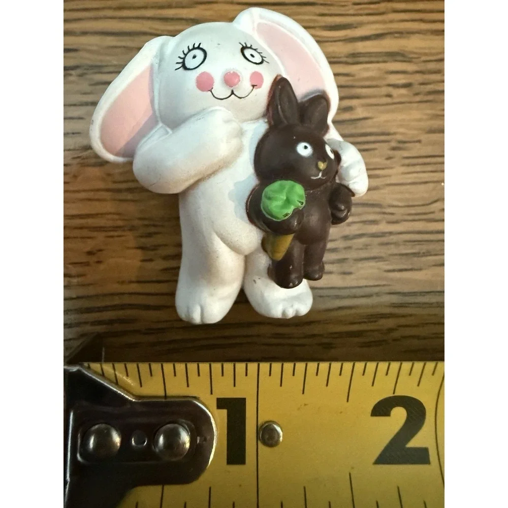 Vintage 1980s Easter Unlimited Bunny Brooch S Lehman Rabbit‎ Lapel Pin